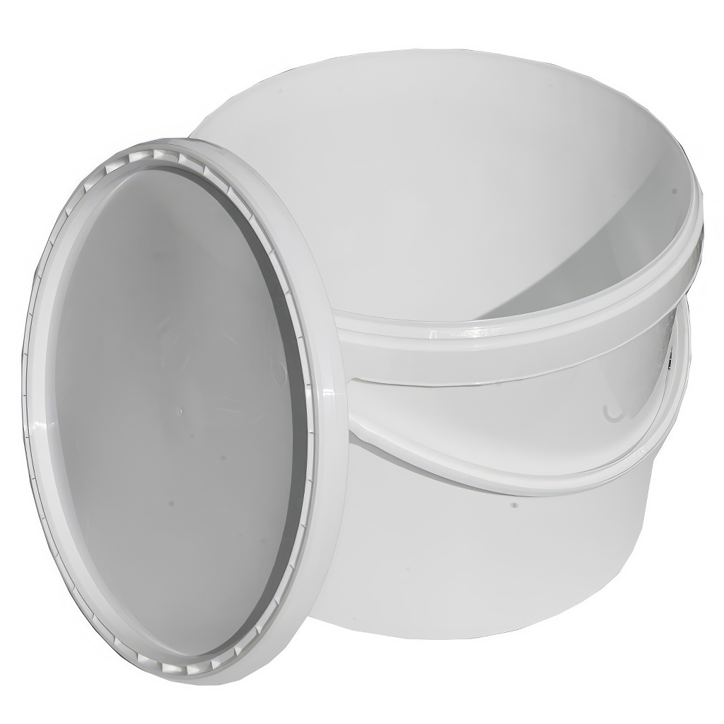 Secchiello per miele in plastica 15 kg bianco