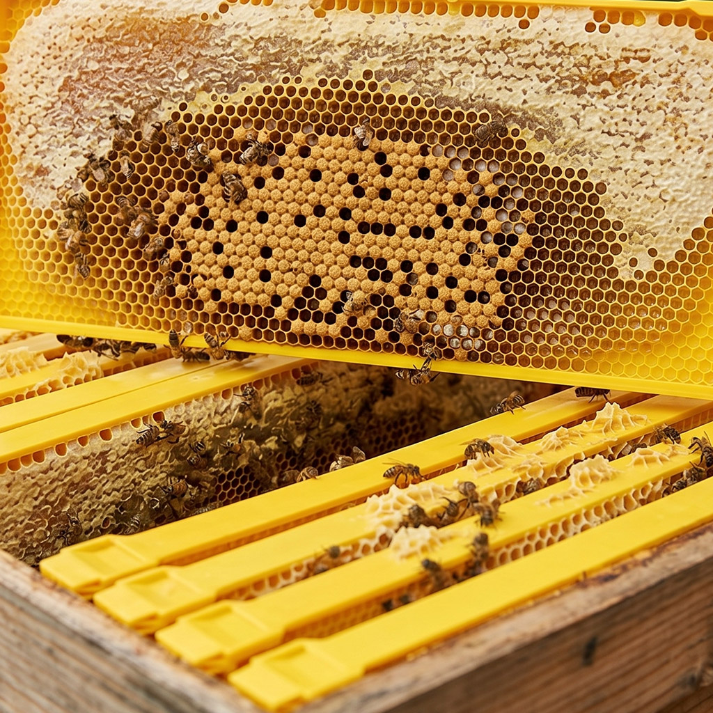Telaino in plastica Langstroth 2/3 159 - termo - giallo