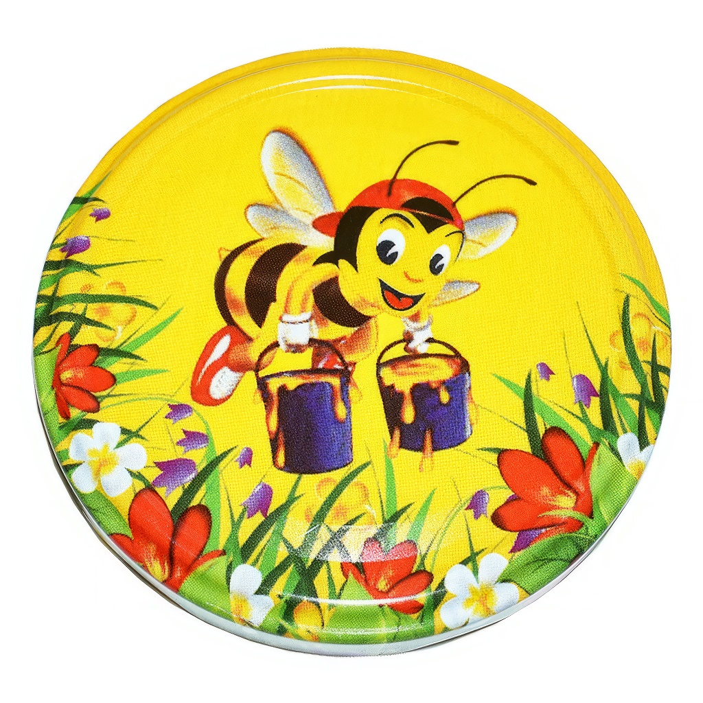 Coperchio per vaso TO 82 - apetta dipinta - HO1