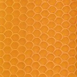 Fogli cerei di cera d'api - infrangibili - 37x21,5 - Arancione