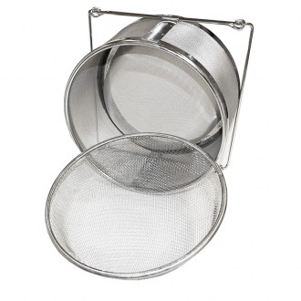 Filtro alto (setaccio) doppio ingresso 25 cm con manici