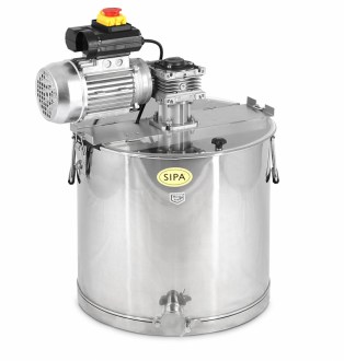 Apparecchiatura per la cremazione del miele capacità 75 kg