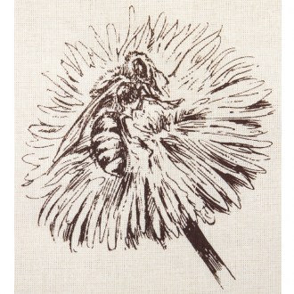 Sacchetto per vasetto di miele ApiSina con motivo fiore