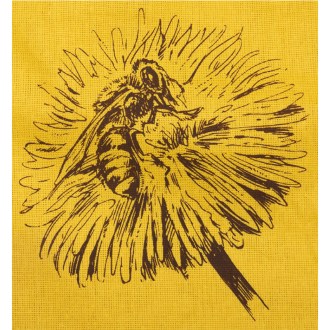 Sacchetto per vasetto di miele ApiSina con motivo fiore