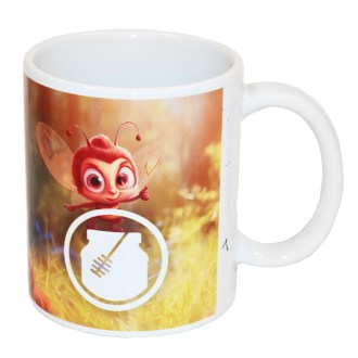 Tazza con motivo infantile di orsacchiotto