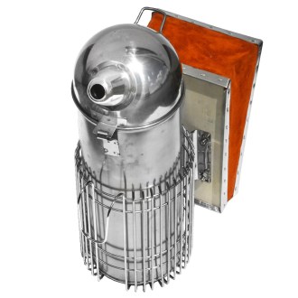 Affumicatore - grande - lungo - rotondo con ultra gabbia