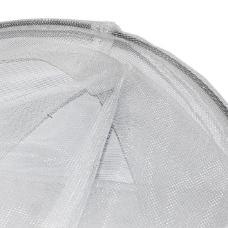 Filtro a rete in acciaio inox conico con rinforzo - a maglia grossa - 320 mm