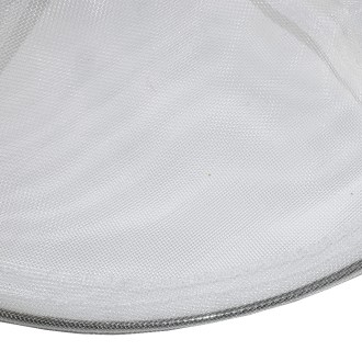 Filtro a cono in acciaio con rinforzo - a maglia grossa - 450 mm