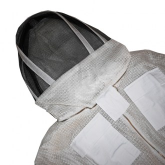Camiciotto da apicoltore professionale con maschera taglia: S-XXL