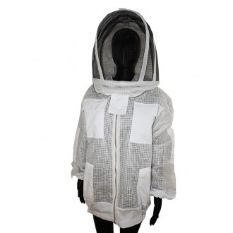 Camiciotto da apicoltore professionale con maschera taglia: S-XXL