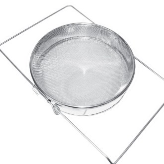 Filtro (setaccio) a doppia parete in acciaio inox 24 cm con manici DE1
