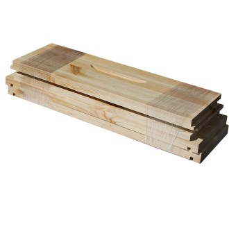 Melario Dadant US - 12 favi - spessore 1 - 141 - guide - smontato