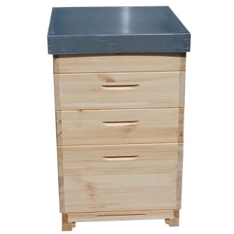 Arnia in legno Dadant US per 12 telaini - 1x 285 + 3x 141