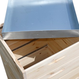 Arnia in legno Dadant US per 12 telaini - 1x 285 + 3x 141