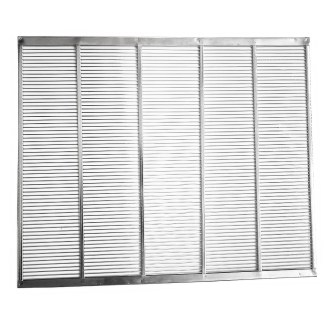 Griglia escludi-regina in metallo 425x510 mm DE