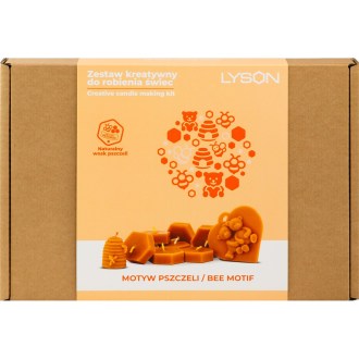 Set creativo per la produzione di candele - motivo con api