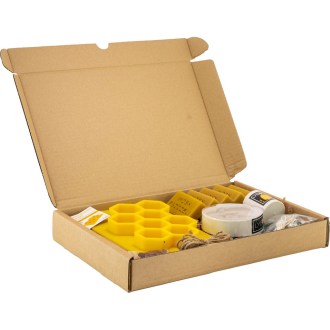 Set creativo per la produzione di candele - motivo con api