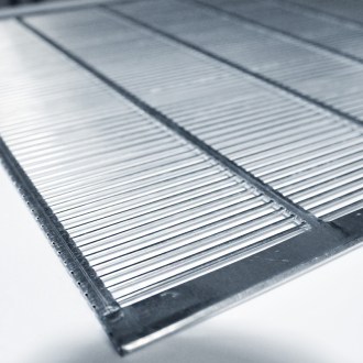 Griglia escludi regina in acciaio inox 370x483 mm DE