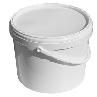 Secchiello per miele in plastica 15 kg bianco