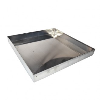 Coperchio in acciaio inox 510x510x50 mm - arnia 2 cm