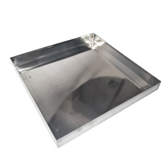 Coperchio in acciaio inox 510x510x50 mm - arnia 2 cm
