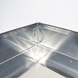 Coperchio in acciaio inox 510x510x50 mm - arnia 2 cm