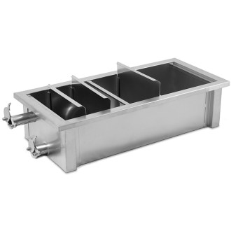 Vasca di disopercolatura in acciaio inox ApiNord