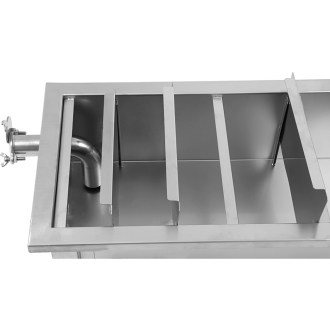 Vasca di disopercolatura in acciaio inox ApiNord