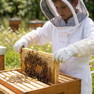 Guanti protettivi da apicoltore per bambini