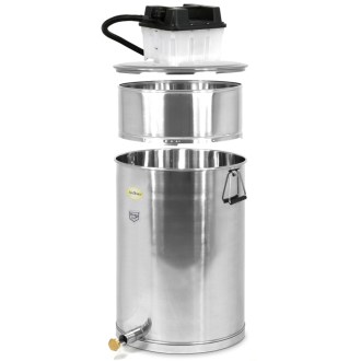 Fusore per cera e generatore di vapore 2 kW - acciaio inox