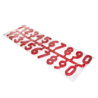 Numeri in plastica - 21 pezzi - pl