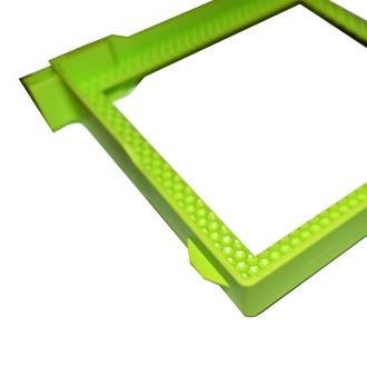 Telaino in plastica a costruzione libera Langstroth 2/3 159 - termotrattato - verde