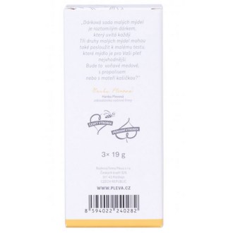 Set regalo di saponi Pleva 3x20g