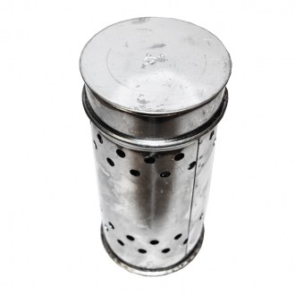 Lampada in acciaio inox per solforazione con stoppini di zolfo