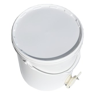 Contenitore per smielatura da 25 kg con valvola - bianco