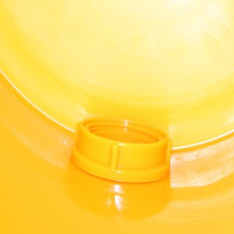 Contenitore per smielatura da 40 kg con valvola - giallo