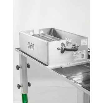 Disopercolatore manuale a rullo per telaini con generatore di vapore 39 × 24 cm