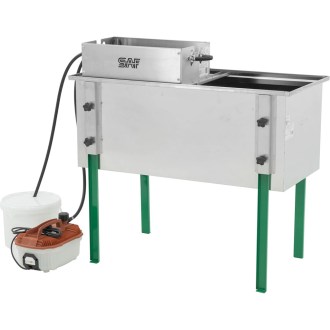 Disopercolatore manuale a rullo per telaini con generatore di vapore 39 × 24 cm