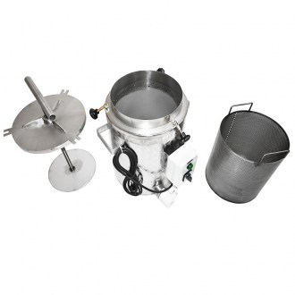 Fonditore di cera con pressa 35l - elettrico 230 V