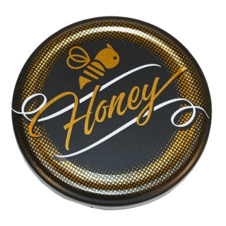 Coperchio per barattolo TO 82 - Honey - nero - opaco - 700 pz - scatola intera - HO12-2