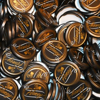 Coperchio per barattolo TO 82 - Honey - nero - opaco - 700 pz - scatola intera - HO12-2