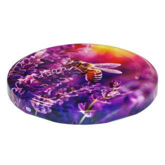 Coperchio per vasetto TO 82 - Ape e lavanda - HO17