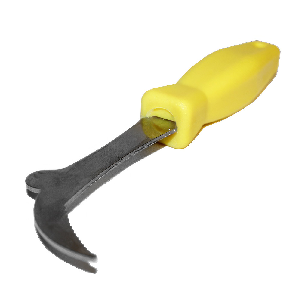 Leva per arnia - manico in plastica giallo