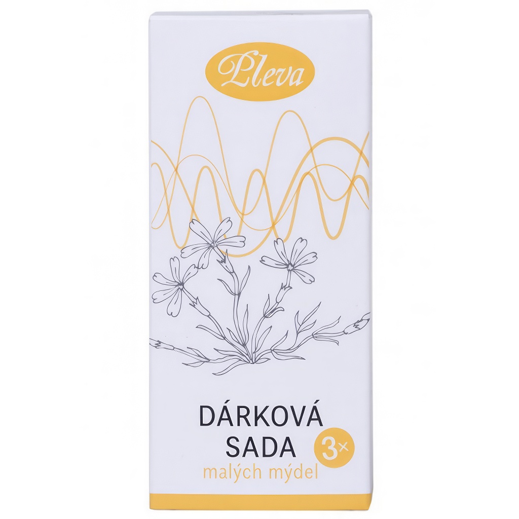 Set regalo di saponi Pleva 3x20g