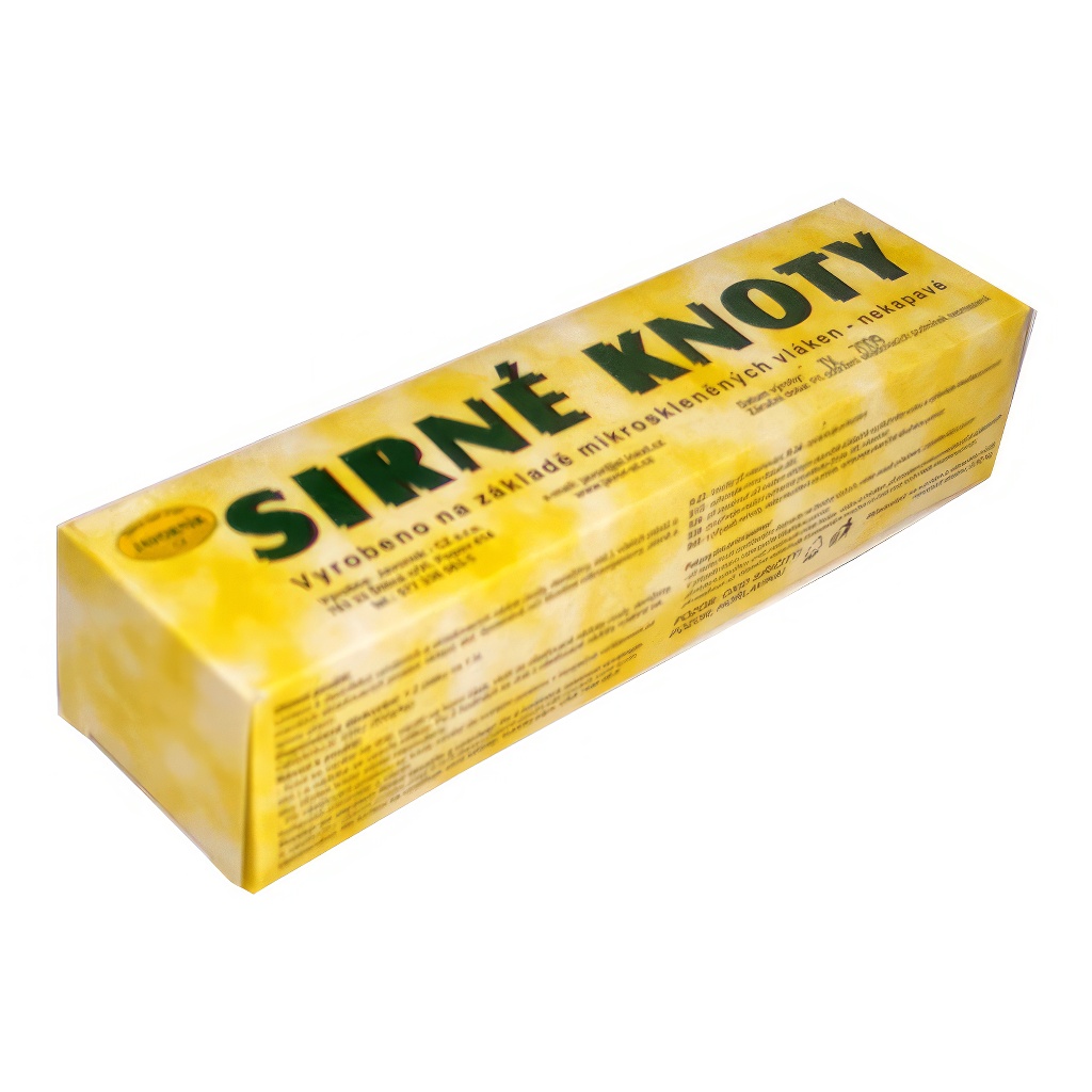 Stoppini di zolfo 18x4 cm, 400 g; 80 pezzi