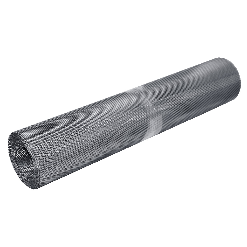 Lamiera stirata per apicoltura - acciaio inox, maglia 4 mm, rotolo 0,42 × 10 m