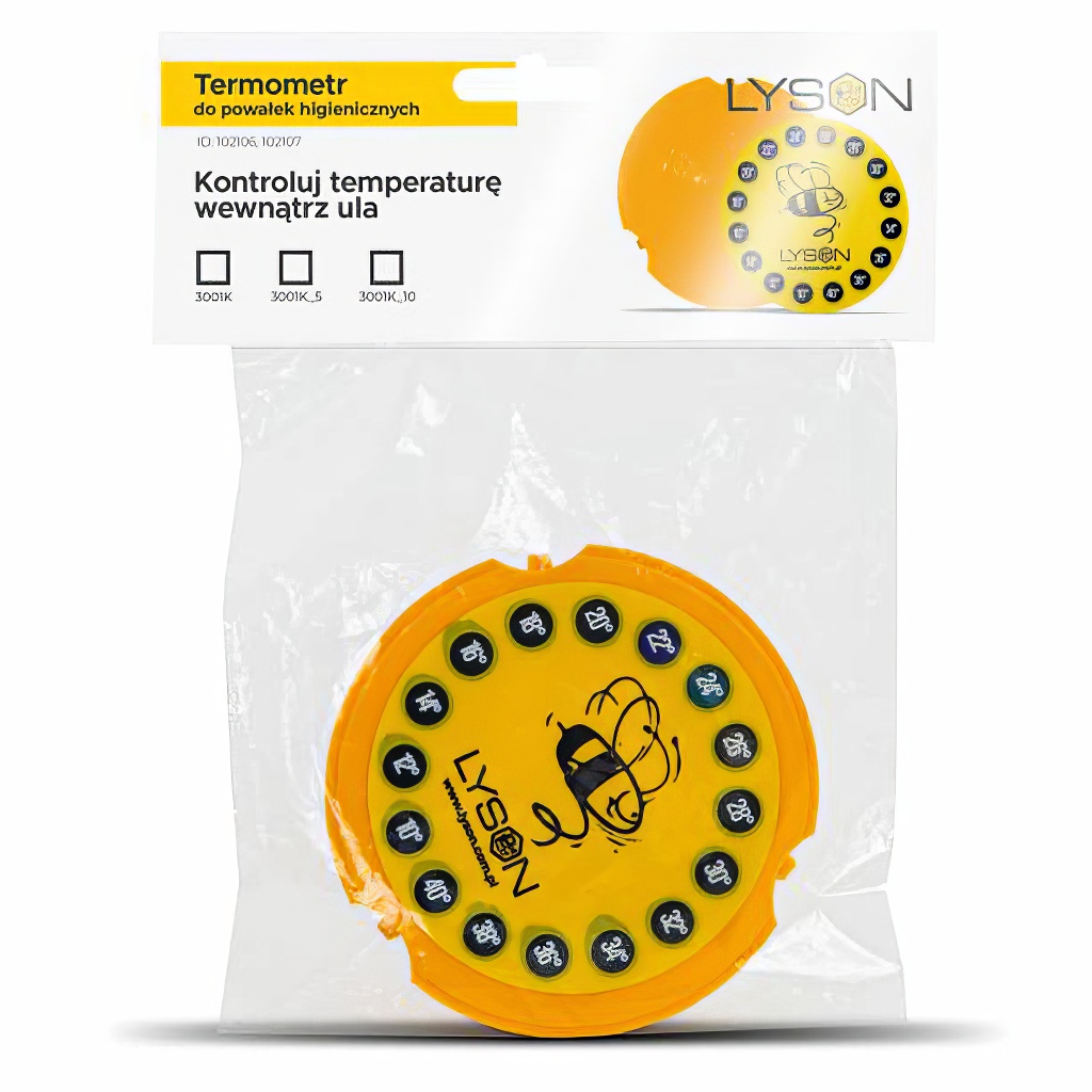 Termometro termocristallino con supporto per arnia - set da 1 pezzo