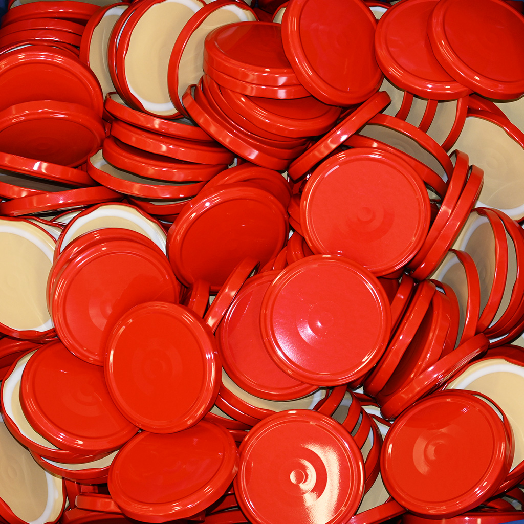 Capsula per vasetto TO 82 - RBS - rossa - 700 pz - scatola intera
