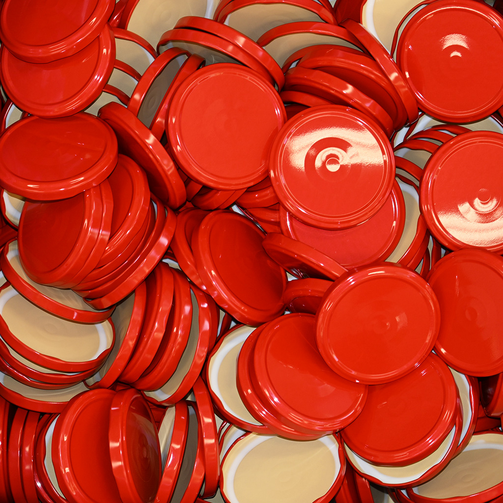 Capsula per vasetto TO 82 - RBS - rossa - 700 pz - scatola intera